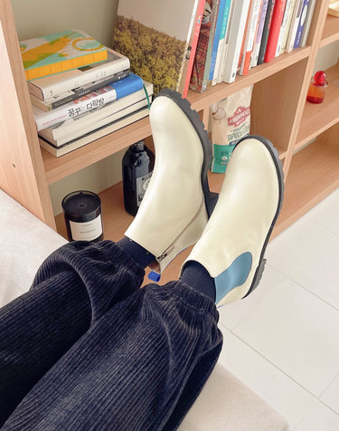 [VETIANO 베티아노]  퍼들 러버솔 숏 shorts 첼시부츠 3C  /  Puddle Rubber Sole Shorts Chelsea Boots