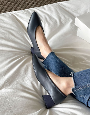 [VETIANO 베티아노] 베스 콤비 양가죽 밴딩 펌프스 3C/ Bath Combi Lambskin Banding Pumps 3C