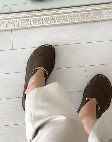 [VETIANO 베티아노] 바트 체인 스티치 단화 로퍼 2C / Bart Chain Stitch Shoe Loafers 2C