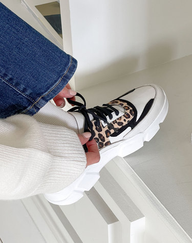 [VETIANO 베티아노] 레오파드 송치 호피 스니커즈 2C / Leopard Calf Hopi Sneakers 2C