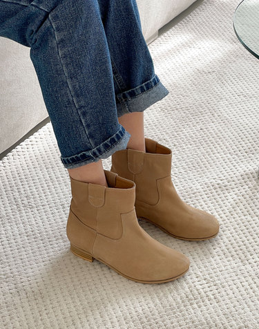 [VETIANO 베티아노] 가르디안느 스웨이드 누벅 숏 앵클부츠 2C / Gardiane Suede Nubuck Short Ankle Boots 2C