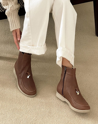 [VETIANO 베티아노] 몰리세 밴딩 로퍼 앵클부츠 2C / Molise Banding Loafer Ankle Boots 2C
