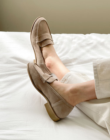 [VETIANO 베티아노] 에블린 스웨이드 페니로퍼 5color / Evelyn suede penny loafer 5color