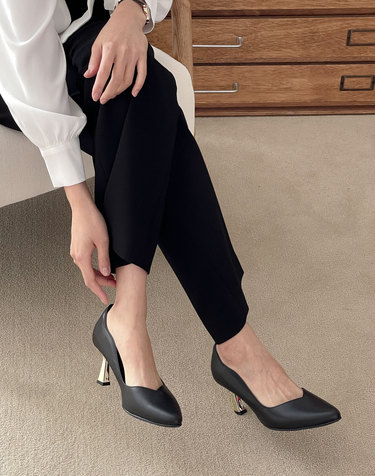 [VETIANO 베티아노] 페즐 웨이브 펌프스 골드 힐 5color / Pezzle Wave Pumps Gold Heels 5color