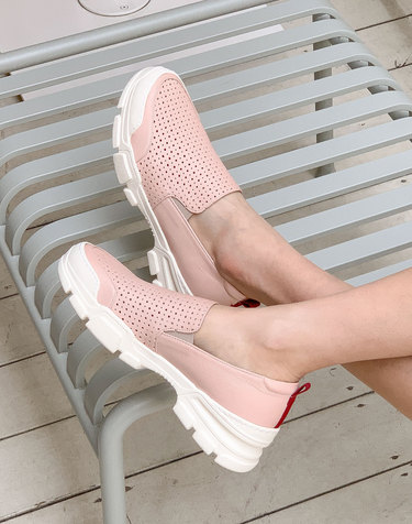 [VETIANO 베티아노] 비비 펀칭 슬립온 스니커즈 3color / BB punching slip-on sneakers 3colors