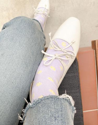 [VETIANO 베티아노] 더블 리본 까멜리아 메리제인 플랫 /  Double Ribbon Camellia Mary Jane Flats