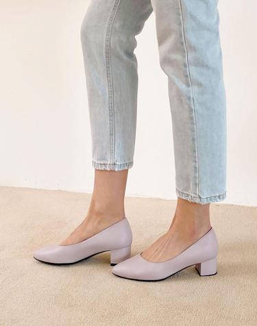 [VETIANO 베티아노] 사선 라인 펌프스 4color / Diagonal Line Pumps 4color