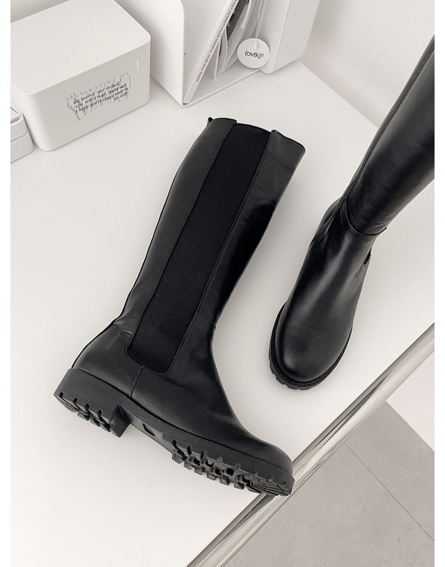 베티아노 [베티아노] 러버솔 롱 워커 첼시 부츠 3C Rubber Sole Long Walker Chelsea Boots 3C 착용컷