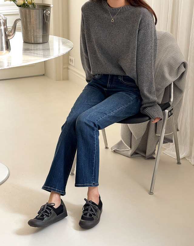 베티아노 [VETIANO 베티아노] 라이언 스판 스니커즈 2C / Ryan Span Sneakers 2C 착용컷