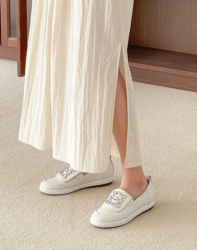 베티아노 [VETIANO 베티아노] 아나그램 슬립온 스니커즈 2color / Anagram slip-on sneakers 2color 착용컷
