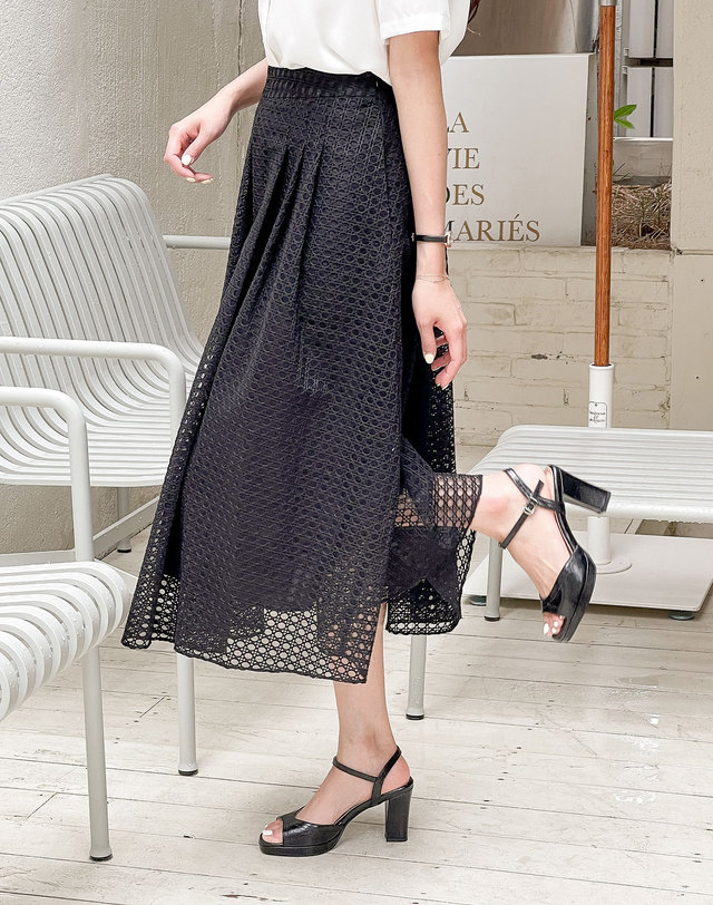 베티아노 [VETIANO 베티아노] 리오나 스퀘어 가보시 샌들 2color / Leona square Gaborsi sandals 2color 착용컷