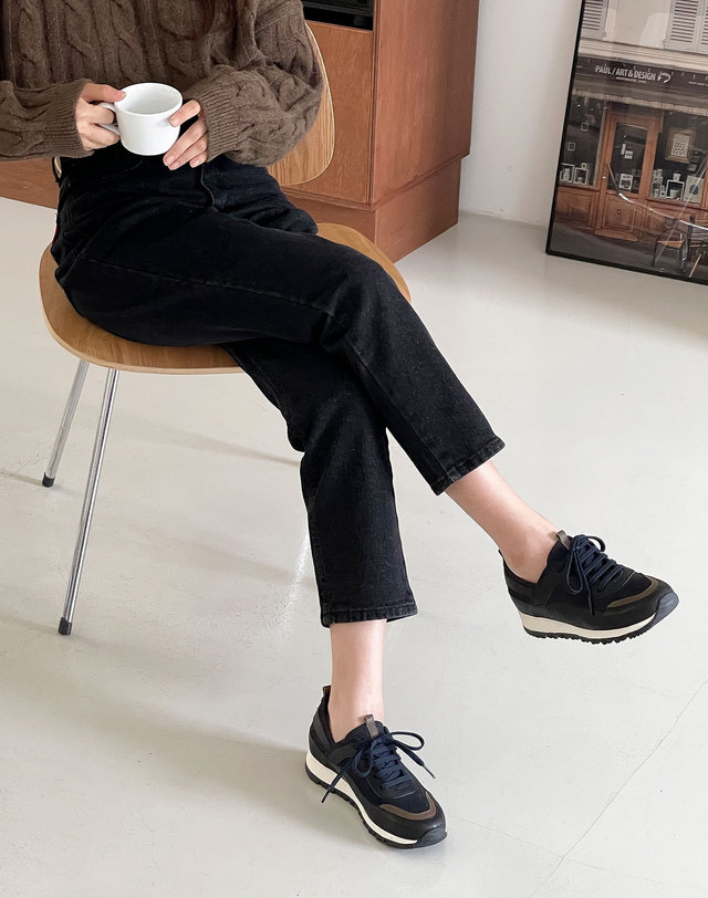 베티아노 [VETIANO 베티아노] 웬디 소프트 스니커즈 2color / Wendy soft sneakers 2color 착용컷