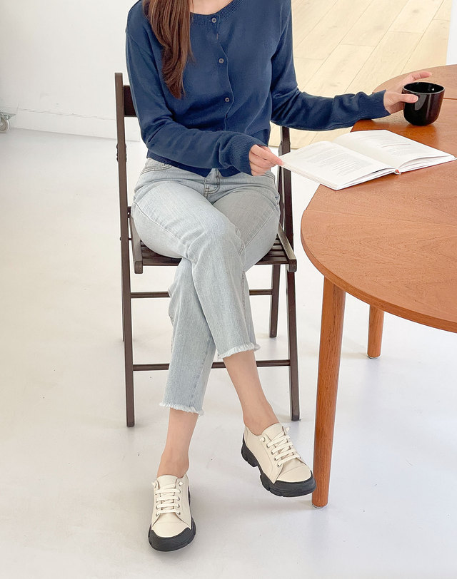 베티아노 [VETIANO 베티아노] 니오 밴딩 스니커즈 2color / Neo banding sneakers 2color 착용컷