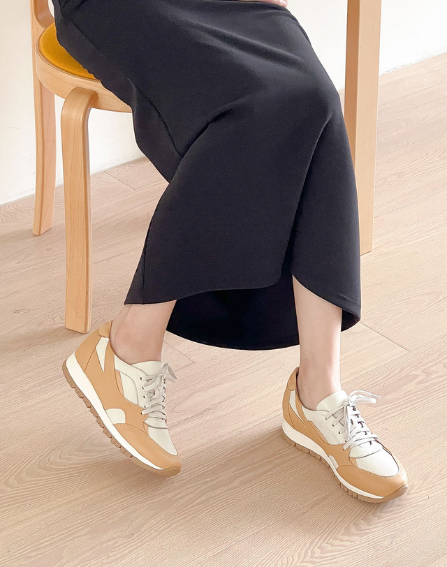 베티아노 [VETIANO 베티아노] 제크리 배색 콤비 스니커즈 2color / Zekry color combination sneakers 2colors 착용컷