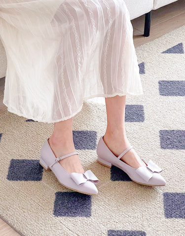 [O.R 오알]  포프리 리본 메리제인 플랫 3color / Poppy Ribbon MaryJane Flats 3color