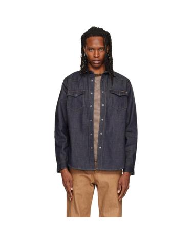 [해외직구] Nudie Jeans 네이비 조지 에이스 셀비지 데님 셔츠 George Ace Selvage Denim Shirt TP877221839