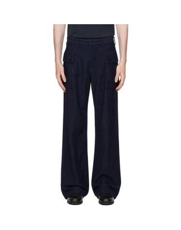 [해외직구] Nudie Jeans 네이비 라우드 래리 슬랙스 Loud Larry Pants Back TP878342612