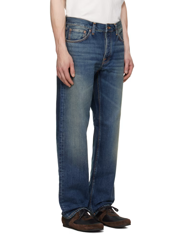 누디진 [해외직구] Nudie Jeans 블루 래드 루퍼스 데님 진 115126 TP874005876 착용컷
