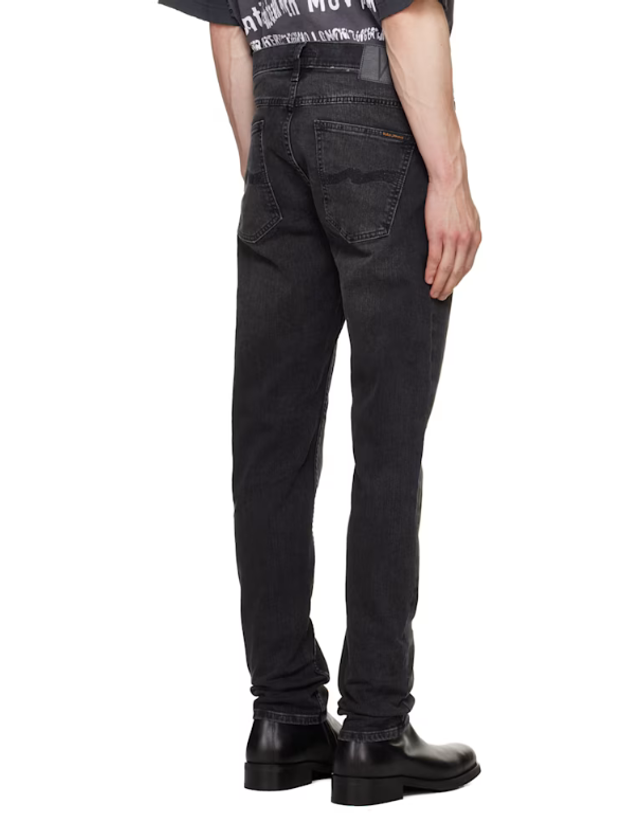 누디진 [해외직구] 26 FW Nudie Jeans 블랙 린 딘 데님 진 261078M186003 착용컷