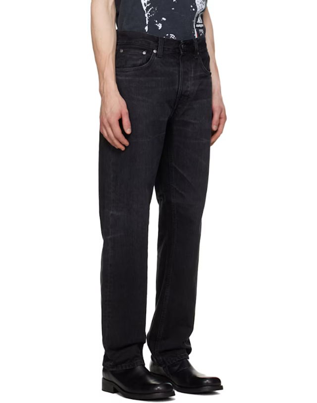 누디진 [해외직구] 26 FW Nudie Jeans 블랙 래드 루퍼스 데님 진 261078M186023 착용컷