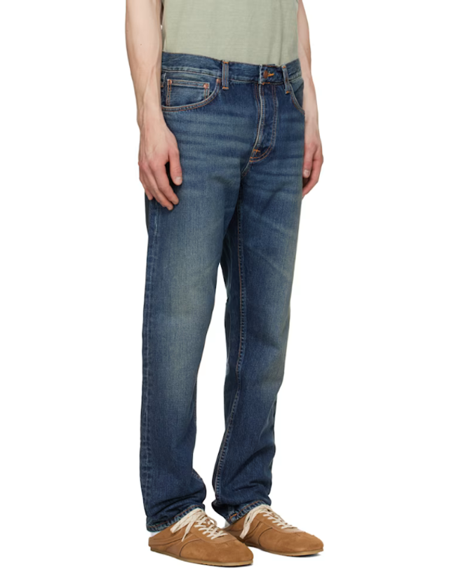 누디진 [해외직구] 26 FW Nudie Jeans 블루 스테디 에디 II 데님 진 261078M186015 착용컷