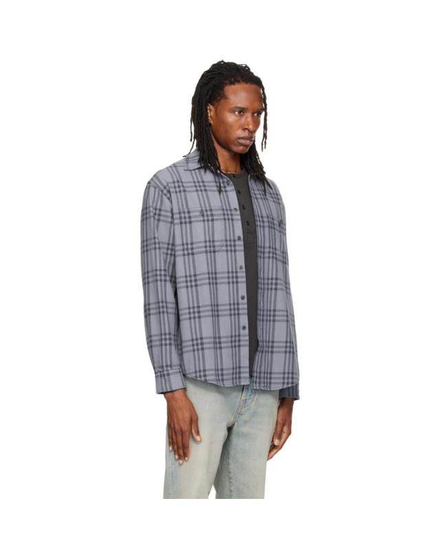 누디진 [해외직구] Nudie Jeans 그레이 줄리안 셔츠 Julian Shirt Grey Check TP877151698 착용컷