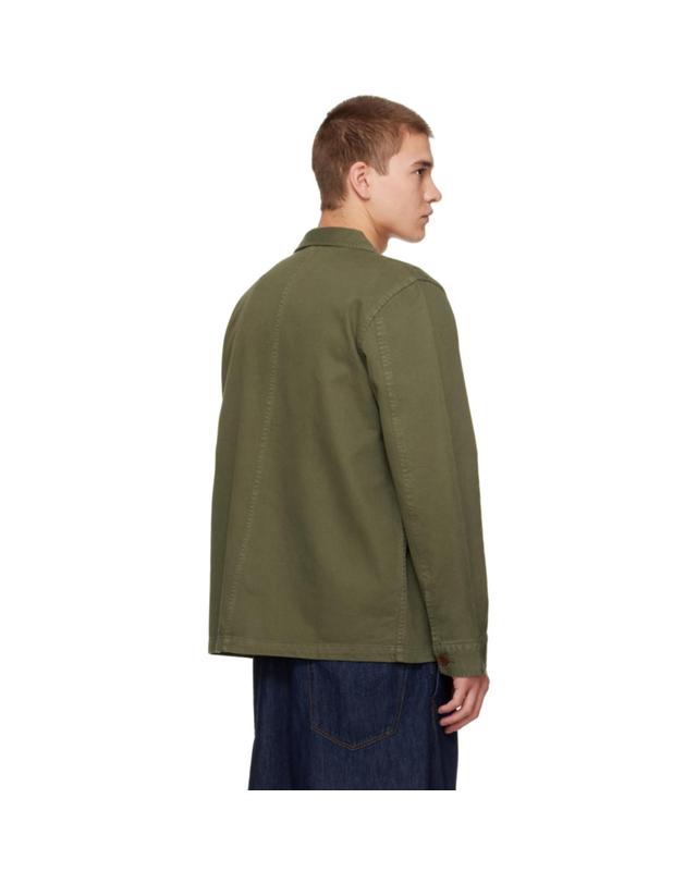누디진 [해외직구] Nudie Jeans 카키 바니 워커 재킷 Barney Worker Jacket TP877770154 착용컷