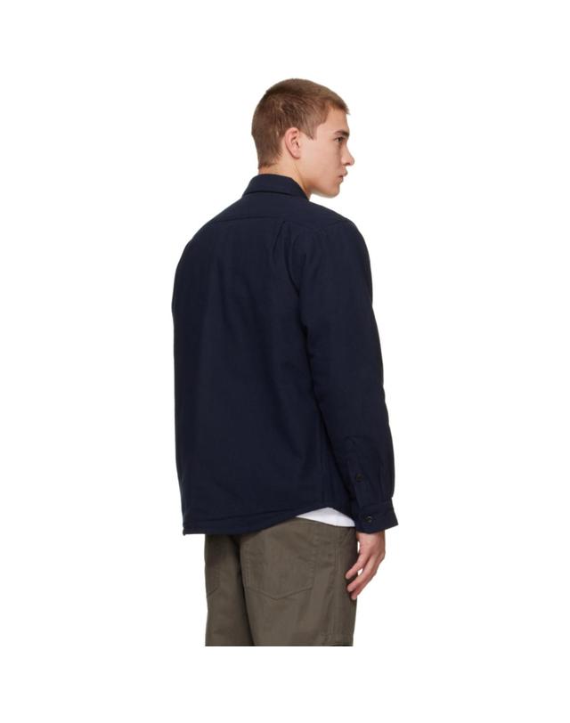 누디진 [해외직구] Nudie Jeans 네이비 글렌 패딩 셔츠 Glenn Padded Shirt Flannel TP877770150 착용컷