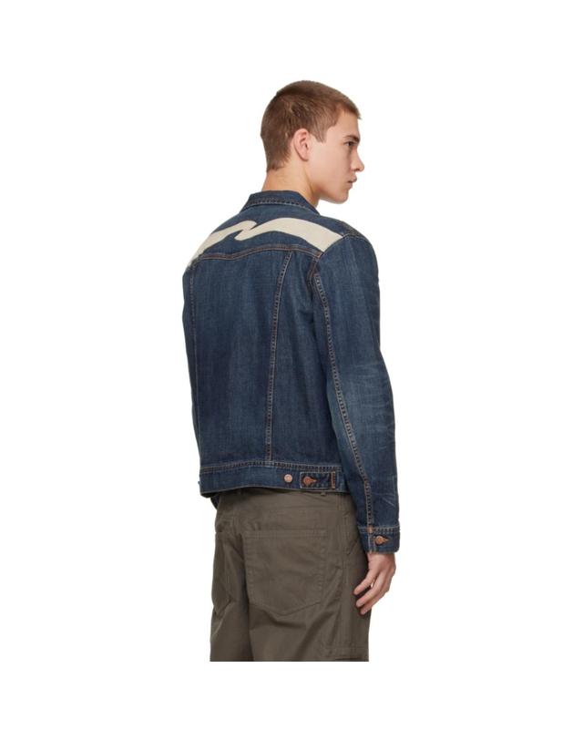 누디진 [해외직구] Nudie Jeans 블루 코니 데님 재킷 Conny Denim Jacket TP877770491 착용컷