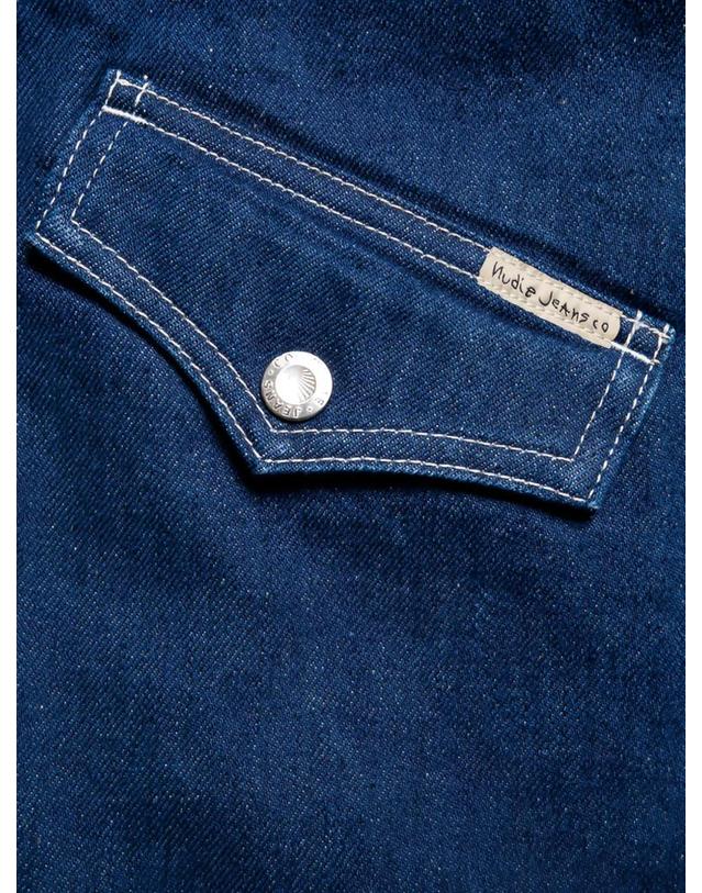 누디진 [해외직구] 26 FW Nudie Jeans Elvy Western denim mini skirt 160883 TP458174973 착용컷