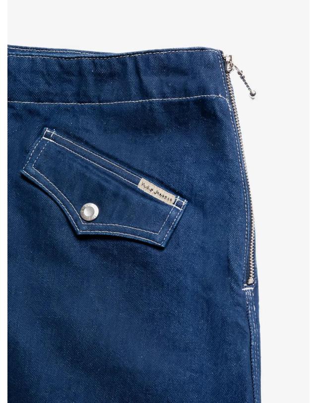 누디진 [해외직구] 26 FW Nudie Jeans Elvy Western denim mini skirt 160883 TP458174973 착용컷