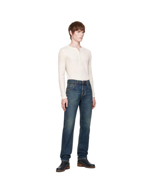 누디진 [해외직구] Nudie Jeans 블루 그리티 잭슨 데님 진 Gritty Jackson Thriller TP878332874 착용컷