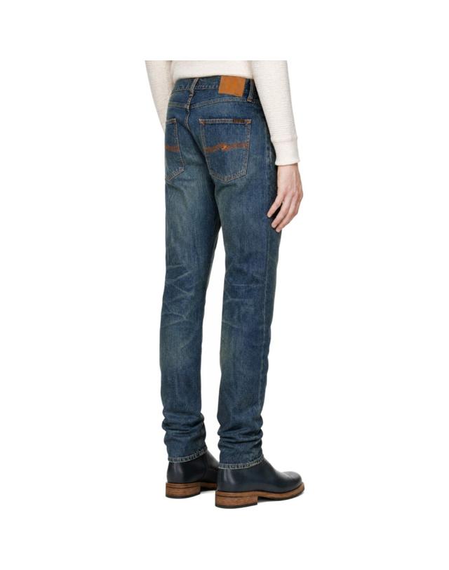 누디진 [해외직구] 26 FW Nudie Jeans 블루 그리티 잭슨 데님 진 262078M186036 착용컷