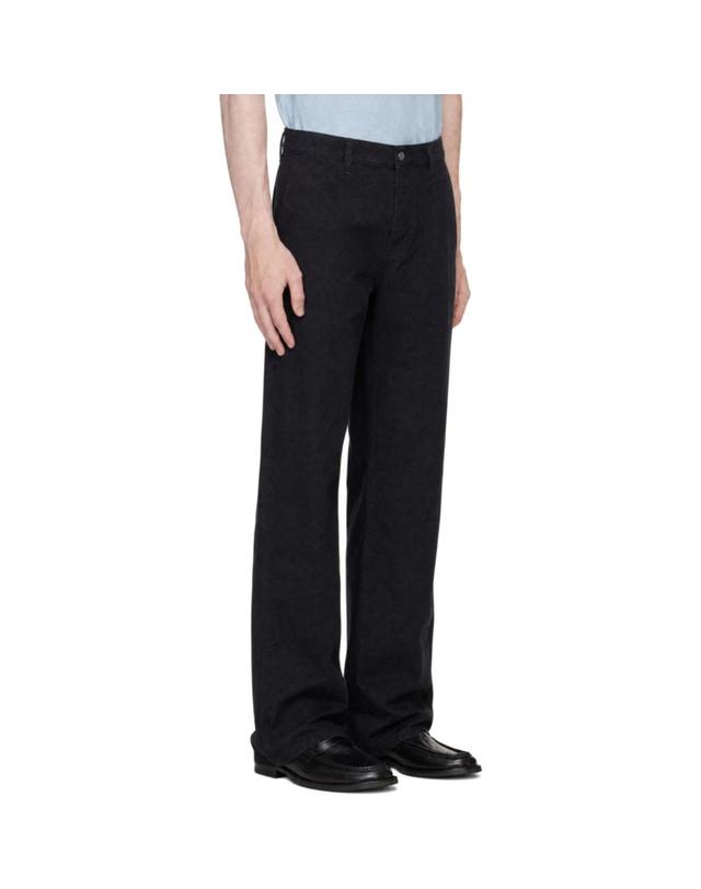 누디진 [해외직구] 26 FW Nudie Jeans 블랙 터프 토니 덕 캔버스 슬랙스 262078M191000 착용컷
