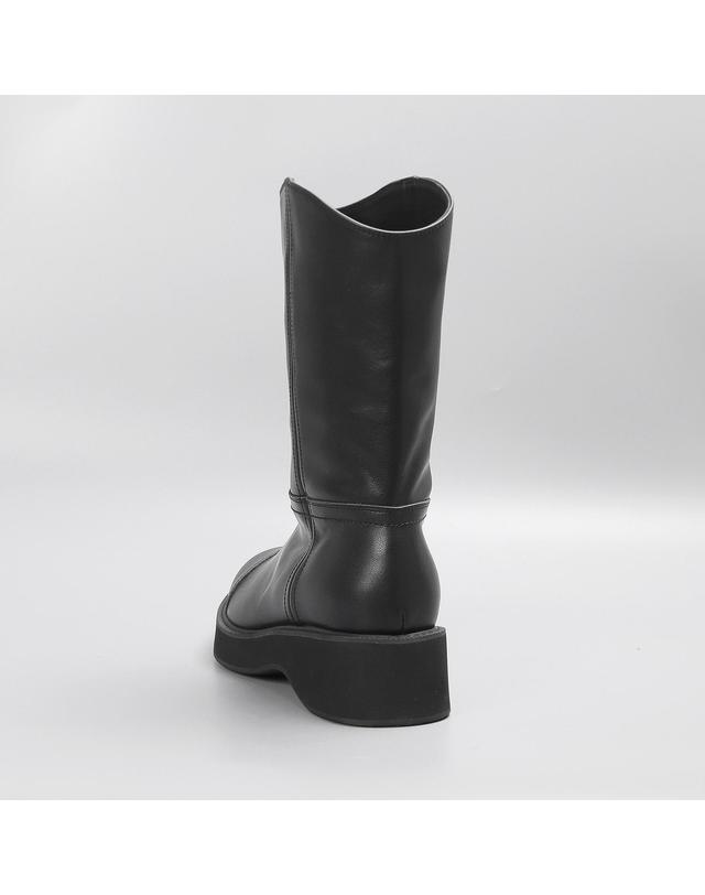 루시크루 컨투어 플랫폼 부츠 LC731_5cm 블랙 착용컷
