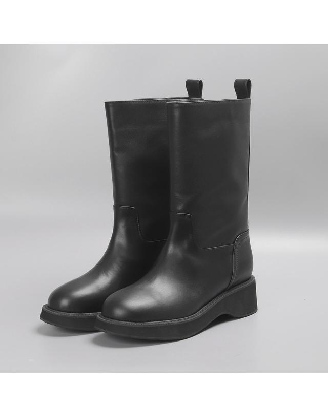 루시크루 레브온 플랫폼 부츠 LC732_5cm 블랙 착용컷
