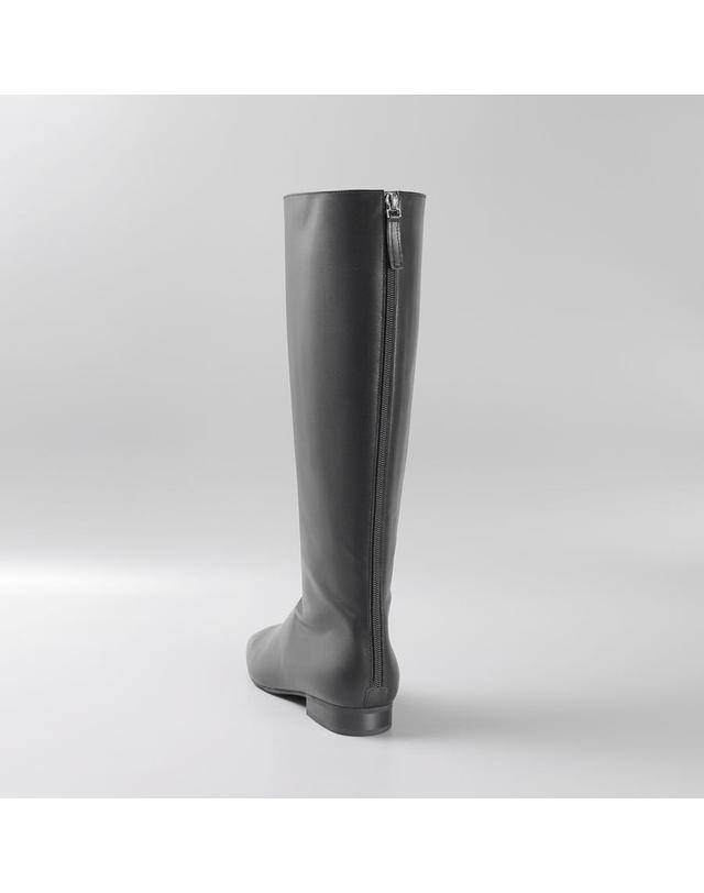 루시크루 소프트 스퀘어토 롱부츠 LC747_2cm 블랙 착용컷