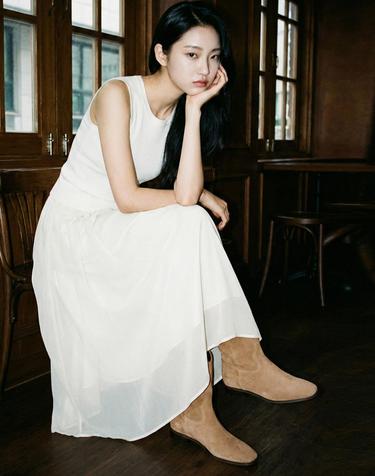 웨스턴 스웨이드 미들부츠 LC102 2cm