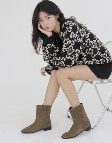 웨스턴 앵클 부츠 LC351 2cm