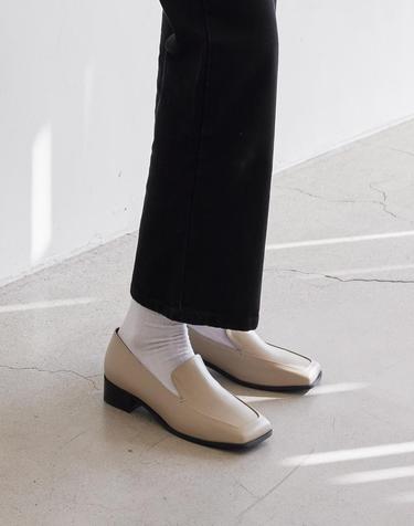 클래식 레더 로퍼 LC373 3cm