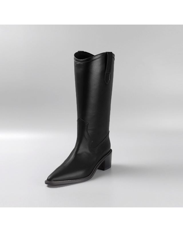 루시크루 Western Long Boots LC283_5cm 초콜릿 착용컷