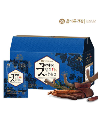 [선물추천] 굿데이 발효 녹용 홍삼 50ml x 30포 캐리어형