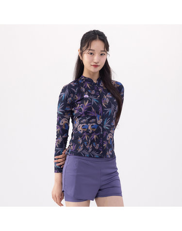 [아레나수영복] 엘로이 레저 집업 래쉬가드 세트 A4BL1PS73NVY