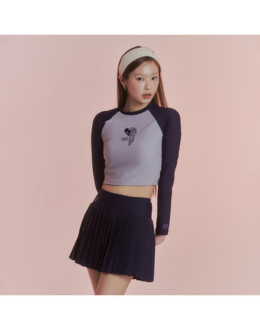 [아레나수영복] 디오니 레저 크롭 래쉬가드 A4BL1PQ61GRY