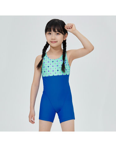 [아레나수영복] 쁘티박스 아동 3부 반신 U백 A4SG1GL01BLU