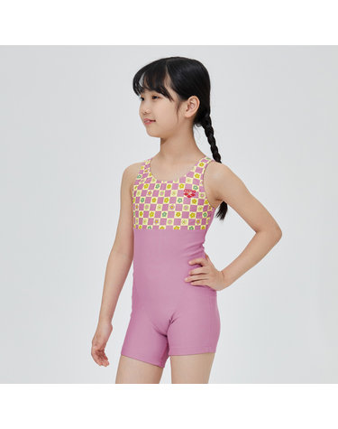 [아레나수영복] 쁘티박스 아동 3부 반신 U백 A4SG1GL01PNK