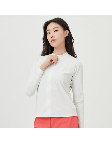 [아레나수영복] 이니셜 레저 집업 래쉬가드 A4BL1PQ01IVY