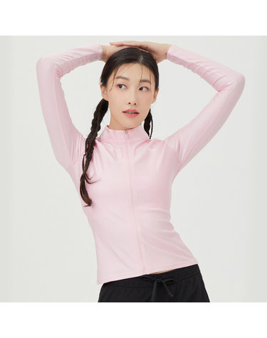 [아레나수영복] 뉴웨이브 레귤러핏 집업 래쉬가드 A4BL1QR44PNK