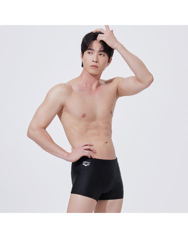 [아레나수영복] 샤이니 긴사각 A4BM1MQ01BLK