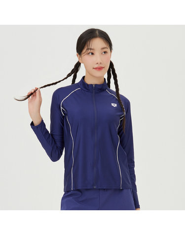 [아레나수영복] 엑티브 릴렉스핏 집업 래쉬가드 A4BL1QR48DPL